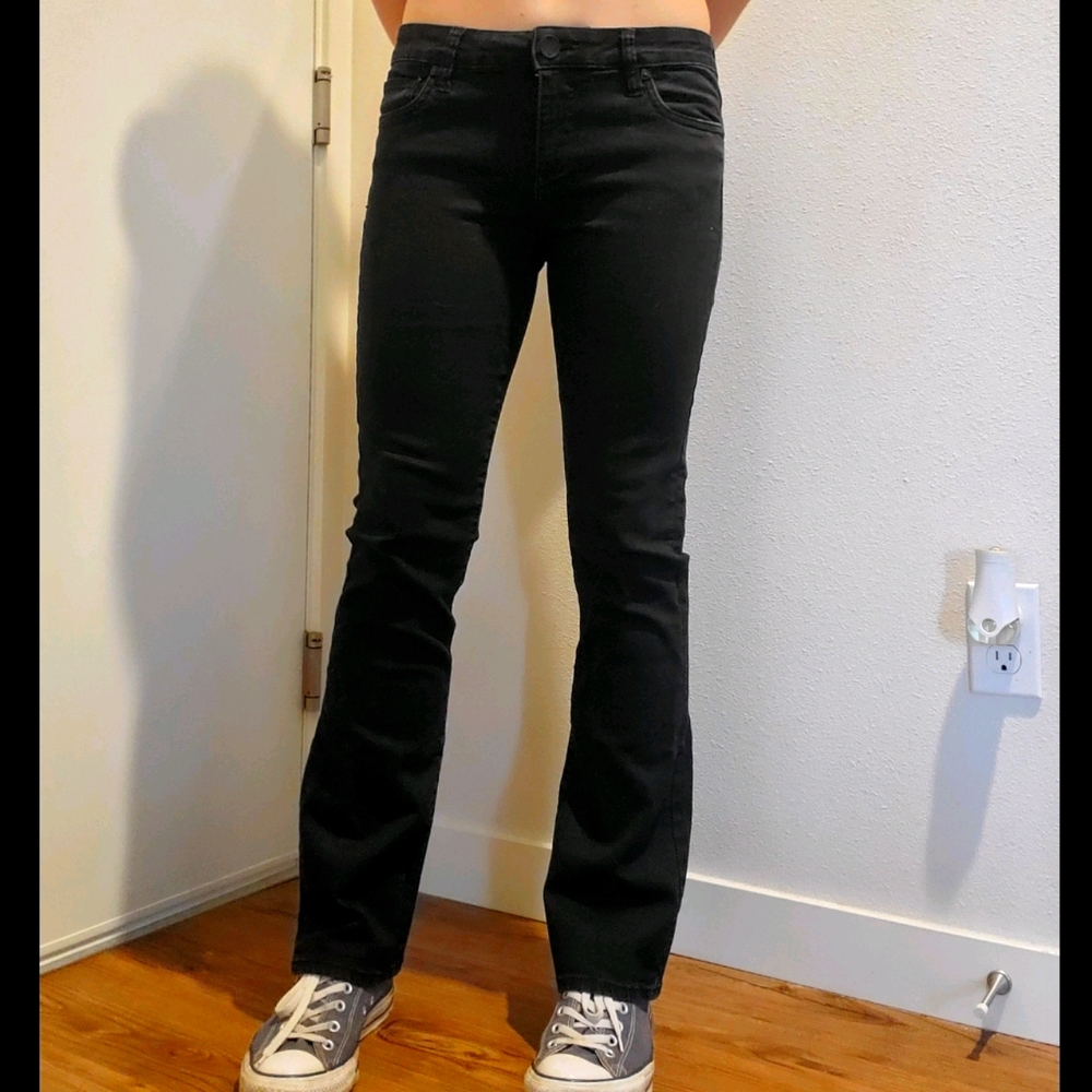 KUT from the kloth black boot cut jeans